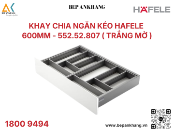 Khay chia ngăn kéo Hafele - 552.52.807 ( Trắng mờ )